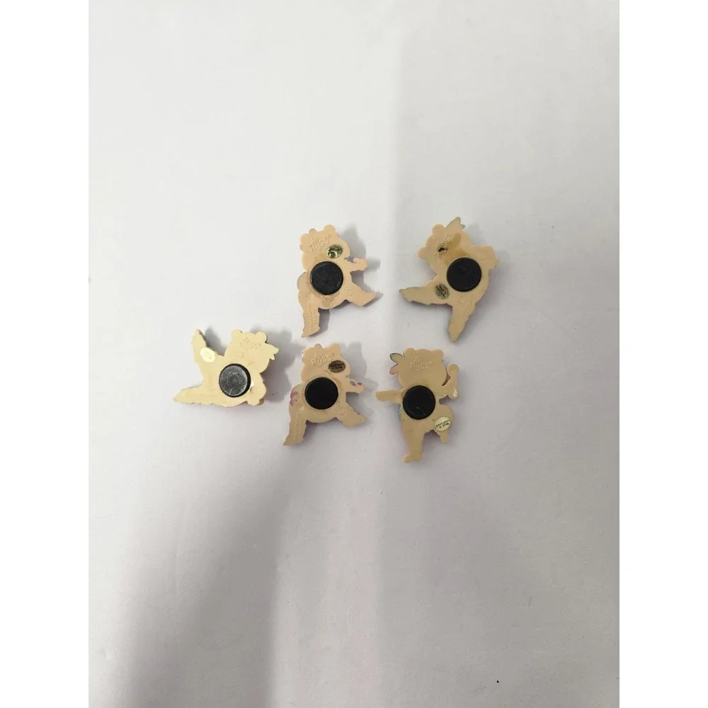 Vintage Russ Berrie Teddy Bear Exercising Magnets